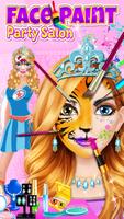 Face Painting Salon الملصق