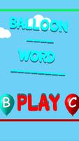 Balloon Word Cartaz