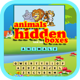 animals hidden boxes ícone