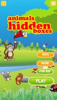 animals hidden boxes পোস্টার