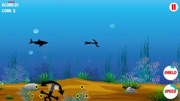 Stickman Shark Out screenshot 1