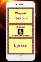 Adele-Music and Lyrics (streaming) Affiche