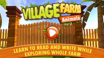 Village Farm Animals Kids Game-poster