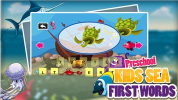 PreSchool Kids Sea First Words ภาพหน้าจอ 1