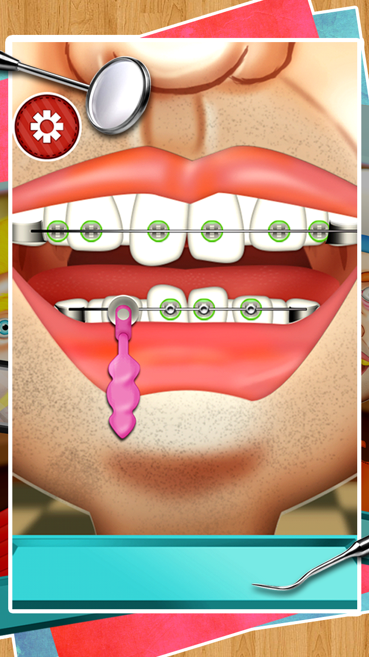 dentist toy set with braces