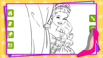 Princess Girl Coloring capture d'écran 2