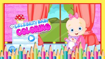 Poster Celebrity Baby Coloring