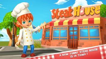 Crazy Cooking Steak Maker 3D poster