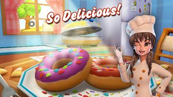 Donut Maker 3d - Sweet Bakery & Cake Shop poster