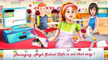 High School Cafe Manager Affiche