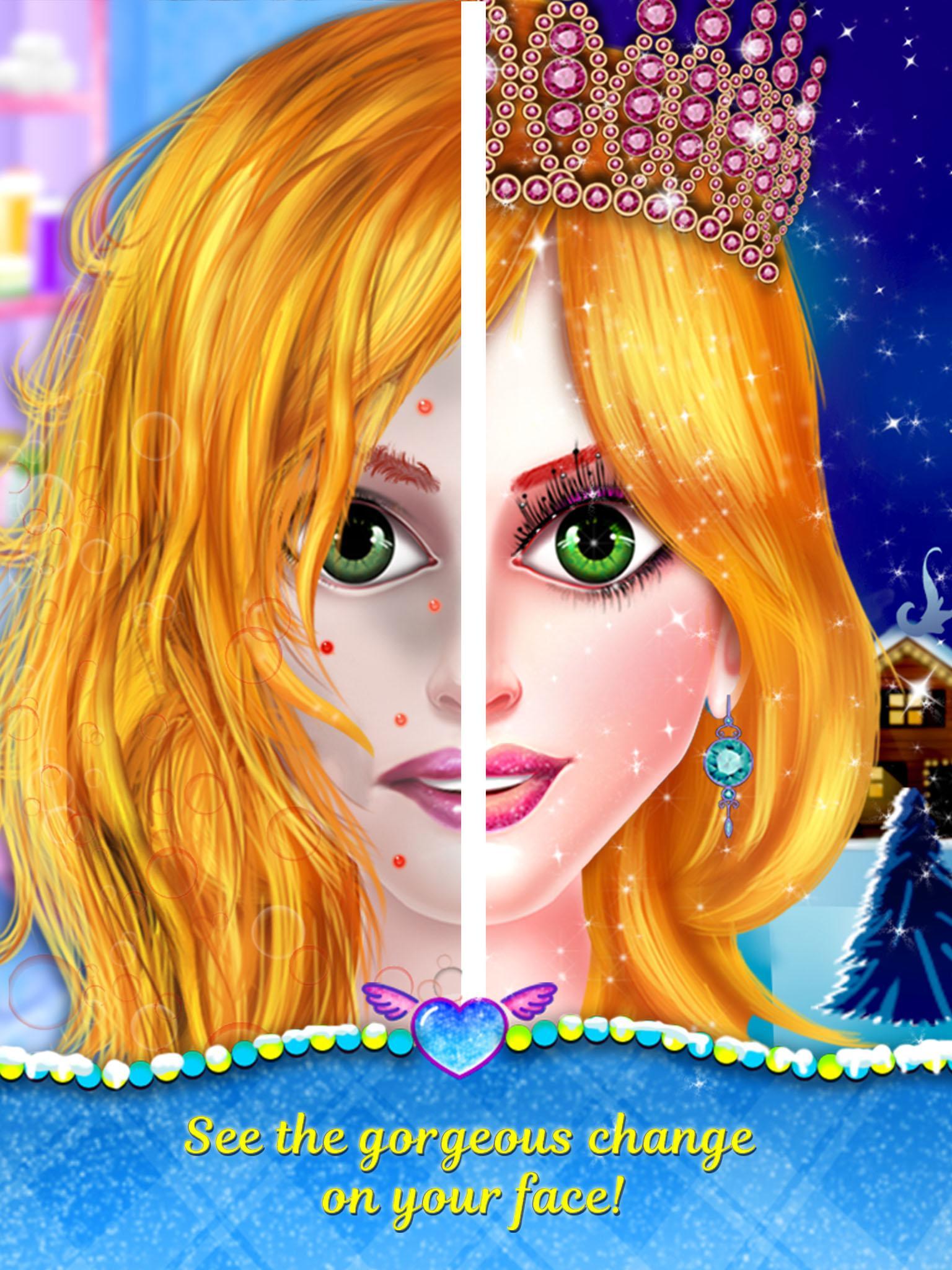 Скачать Принцесса льда макияж мания APK для Android