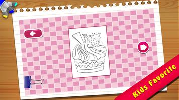 Cupcake Coloring Book Ekran Görüntüsü 1