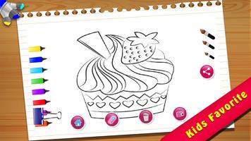 Cupcake Coloring Book Ekran Görüntüsü 2