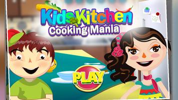 Kids Kitchen Cooking Mania Affiche
