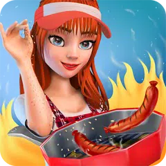 Sausage & BBQ Stand - Run Food Truck Cooking Game APK Herunterladen