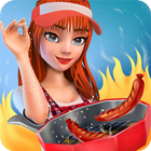 Sausage & BBQ Stand - Run Food Truck Cooking Game icône