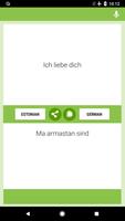 برنامه‌نما Estnisch-Deutscher Übersetzer عکس از صفحه