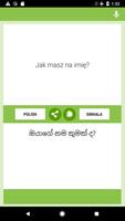 Polish-Sinhala Translator screenshot 3