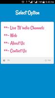 Live TV India Channels & Movie Cartaz