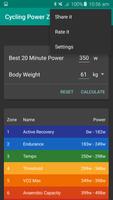 Cycling Power Zones capture d'écran 3