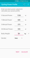 پوستر Cycling Power Profile