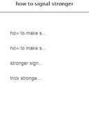 how to signal stronger poster
