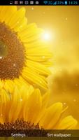 Golden Sunflower LWP capture d'écran 2