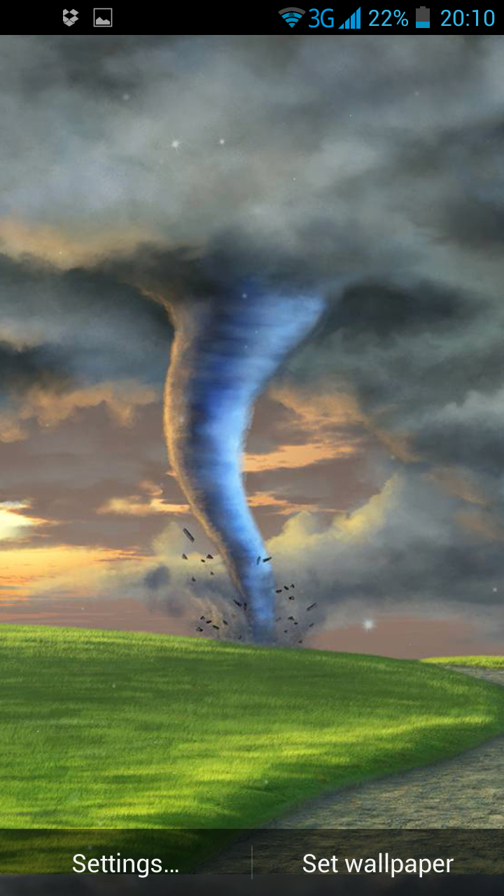 Tornado 3D Live Wallpaper APK 4.0 für Android herunterladen – Die