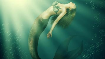 Mermaid Girl Wallpaper HD اسکرین شاٹ 3