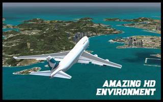 Flight Aeroplane: Airplane Pilot Simulator Game 3D imagem de tela 1
