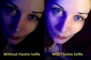 Flashie Selfie HD captura de pantalla 1
