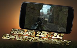 Gun Fire Hunter Strike Shooter War FPS Assassin 3D capture d'écran 1