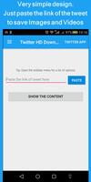 Twitter HD Video Downloader Cartaz