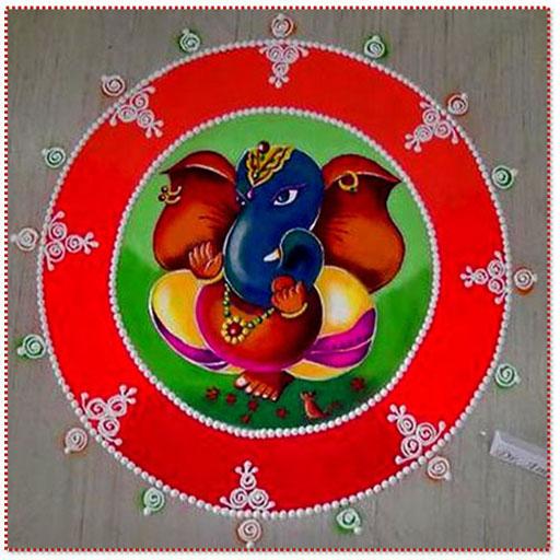 Diwali rangoli design