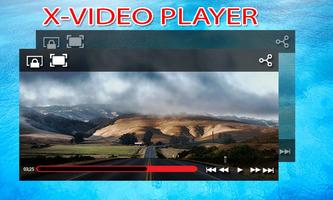 X Video Player - HD X-Player(Fast) الملصق