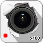 Hd 360 zoom kamera simgesi