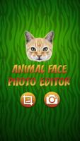 Animales cara editor de fotos Poster