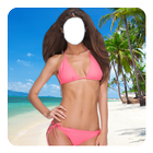 Hot Bikini Body Photo Montage ไอคอน