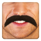 Bigote fotomontaje icono