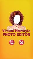 Virtual Hairstyle Photo Editor Affiche
