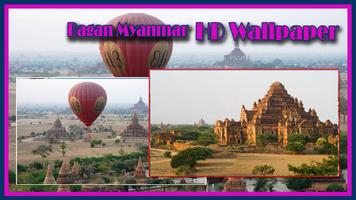 Bagan Myanmar HD Wallpaper โปสเตอร์
