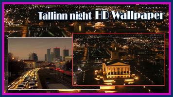 Tallinn Night HD Wallpaper poster