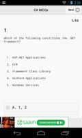 C# MCQs screenshot 1