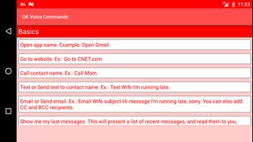 OK Voice Commands screenshot 1