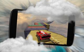 Real Car Stunts Impossible Sky Track Race Game 3D screenshot 1