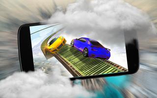 Real Car Stunts Impossible Sky Track Race Game 3D screenshot 3