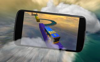 Impossible Bus Sky Driving Track Simulator 3D Game capture d'écran 1