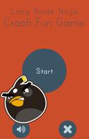 Lazy Bird Ninja Crash Fun Game Affiche