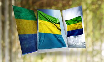 Poster Gabon Flag Wallpaper