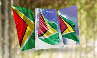 پوستر Guyana Flag